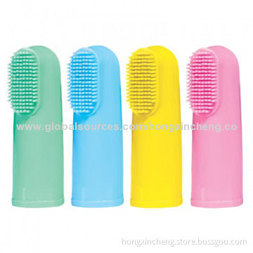2014 New Babies'/Infant Finger Training Toothbrushes, Sized 10 x 6cm, Dishwasher and Freezer Safe